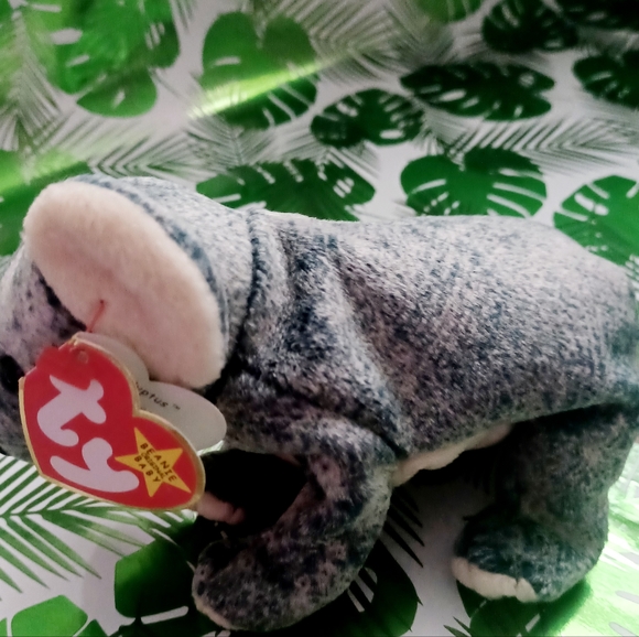Ty Beanie Baby Blue Gray Eucalyptus Koala Bear Stuffed Animal Toy with Tag - Picture 7 of 10